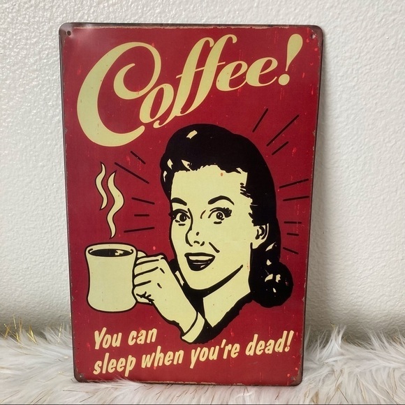 Coffee Metal Sign - Picture 3 of 3